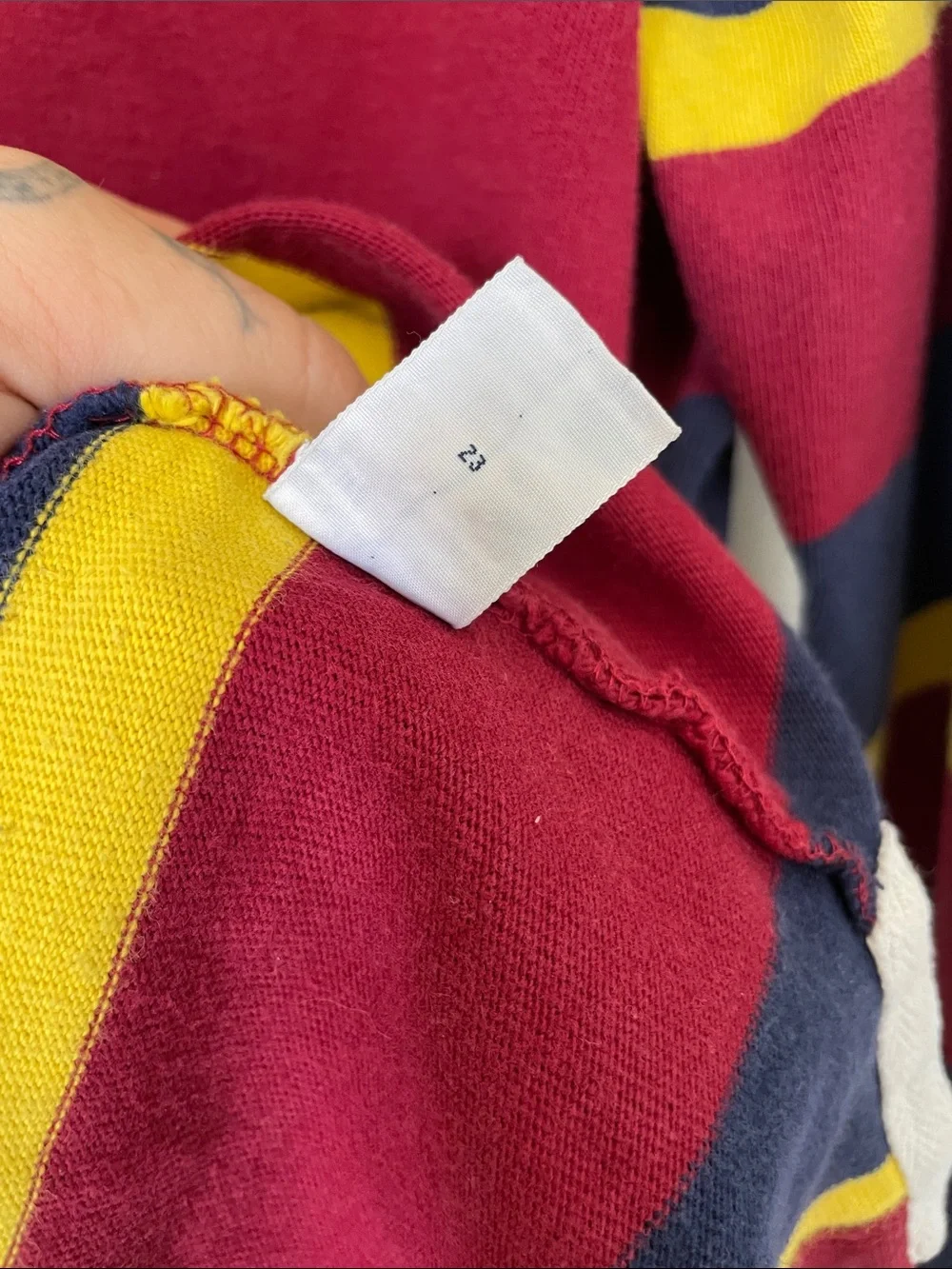 Polo by Ralph Lauren Striped Long-Sleeve OG RUGBY HEAVYWEIGHT 🚨